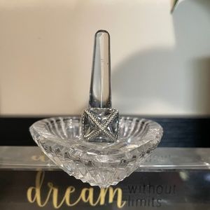 Swarovski Modern Chunky Crystal Ring SZ 5